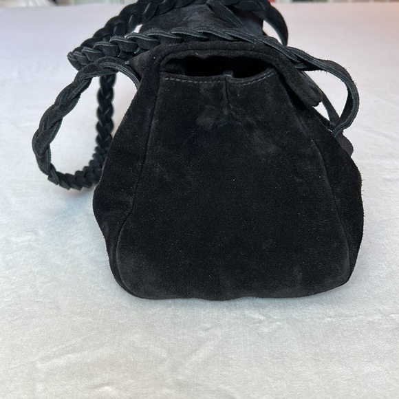 SOLD: Miu Miu Black Suede Bag - Picture 8 of 16